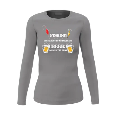 Fishing Solves All My Problem Women Long Sleeve Shirt
